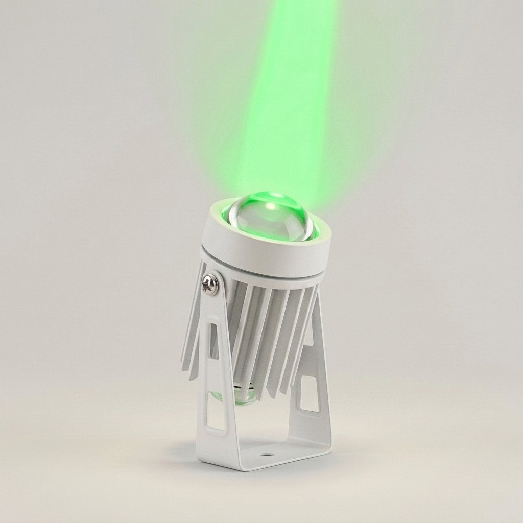 Aperture Beam Spotlight with a green beam