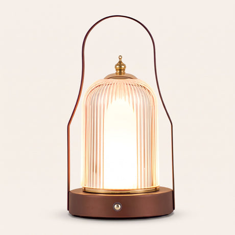 Ember Brass Lantern Lamp — Birdcage hero, alternate angle