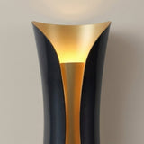 Gilt Leaf Wall Sconce — Leaf panel detail