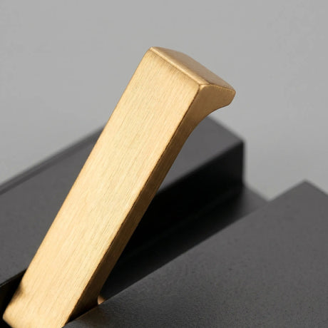 Foldable Wall Hook Rack — gold hook close-up
