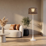 Willow Solar Floor Lamp — lifestyle, patio