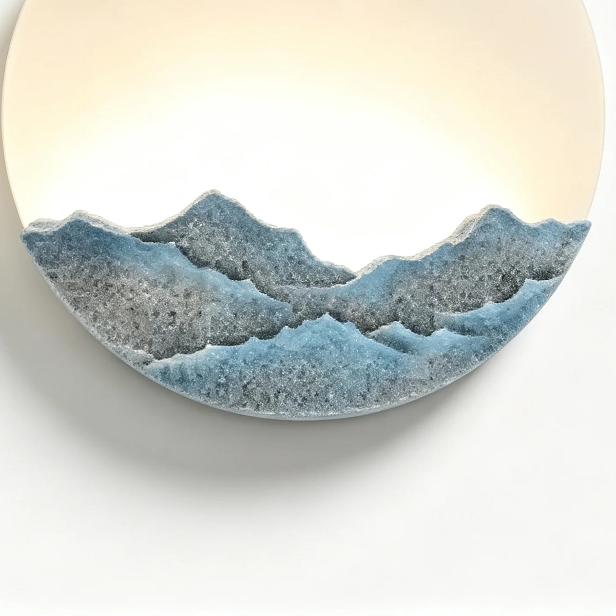 Horizon Wall Sconce — ridge detail, Slate Ridge