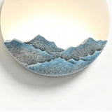 Horizon Wall Sconce — ridge detail, Slate Ridge