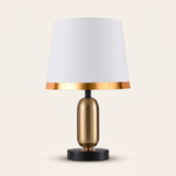 Vesper Iron Table Lamp — Cylindrical White hero