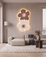 Petal Glow Wall Art — living room, Style A