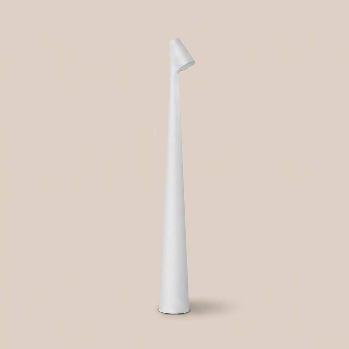 Spire Cone Table Lamp — White hero