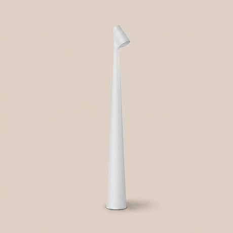 Spire Cone Table Lamp — White hero