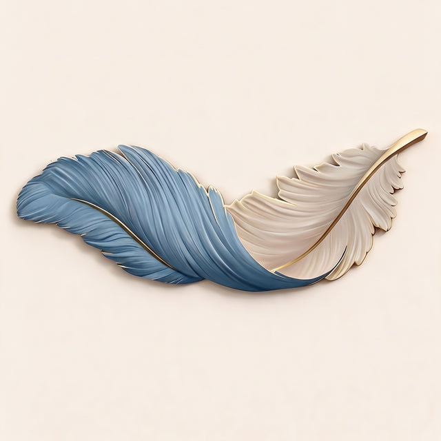 Art Deco Feather Wall Sconce — hero