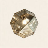 Aurora Geometric Pendant Light — Silver hero
