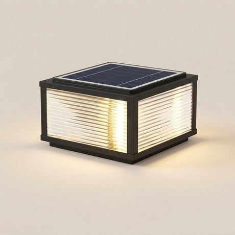 Sillar Ribbed Pillar Light — solar high post