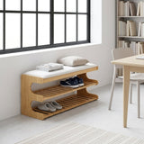 Reya Bamboo Storage Bench - loft office