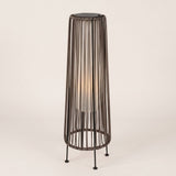 Havana Woven Floor Lantern — studio view