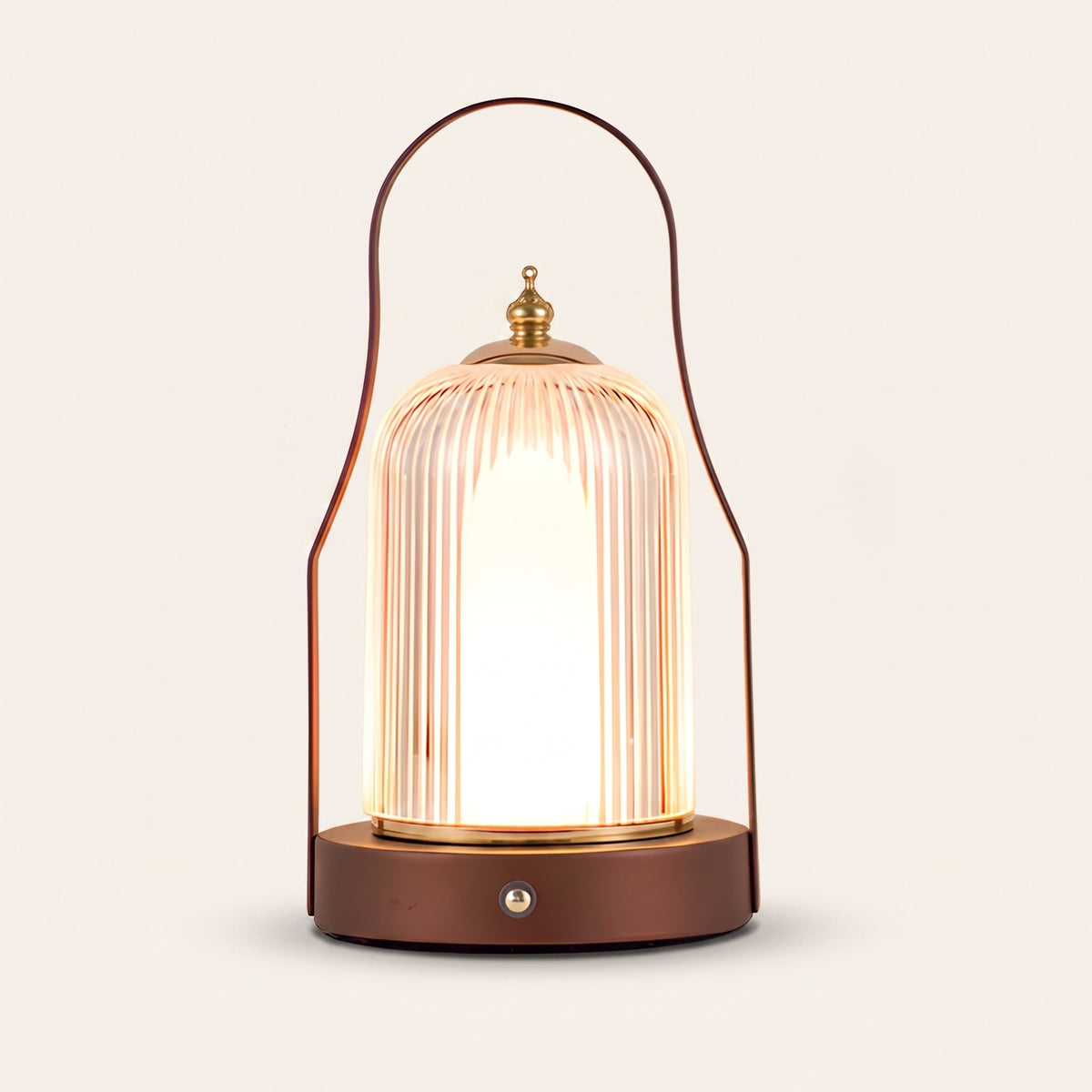 Ember Brass Lantern Lamp — Birdcage hero