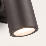 Bastion Cylinder Wall Light — lens and housing detail