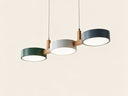 Beam Linear Pendant Light — Multi White/Gray/Green hero