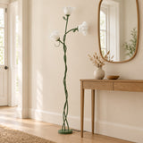 Bloom Twist Floor Lamp - mirror console lifestyle