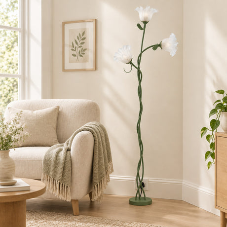 Bloom Twist Floor Lamp - armchair lifestyle