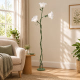 Bloom Twist Floor Lamp - reading corner in daylight, lamp off