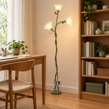 Bloom Twist Floor Lamp - study in daylight, lamp on