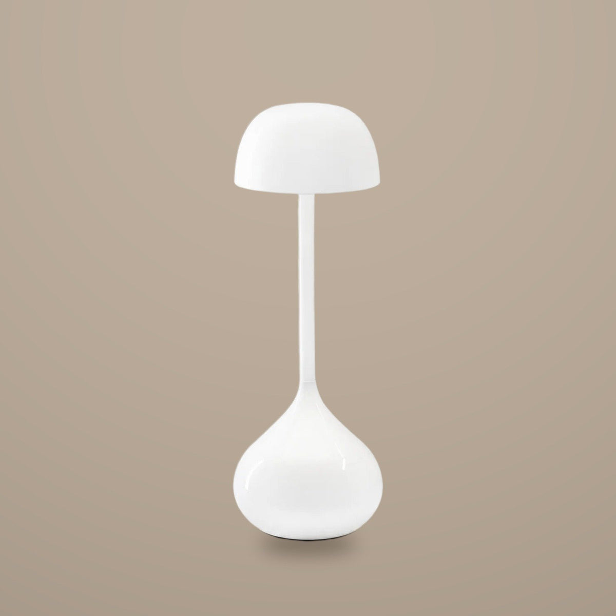 Droplet Cordless Table Lamp — Glossy White