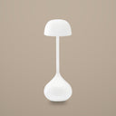 Droplet Cordless Table Lamp — Glossy White