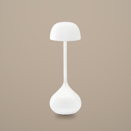 Droplet Cordless Table Lamp — Glossy White