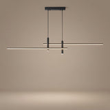 Meridian Strip Pendant — black finish hero