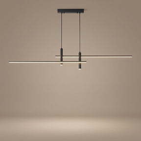 Meridian Strip Pendant — black finish hero