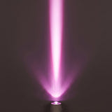 Aperture Beam Spotlight pink beam effect on a dark wall