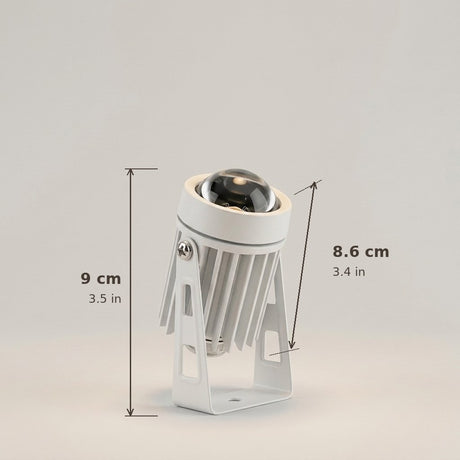 Aperture Beam Spotlight dimensions: 9 cm tall, 8.6 cm body length