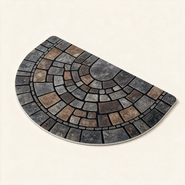 Cobble Mosaic Door Mat — clean background hero
