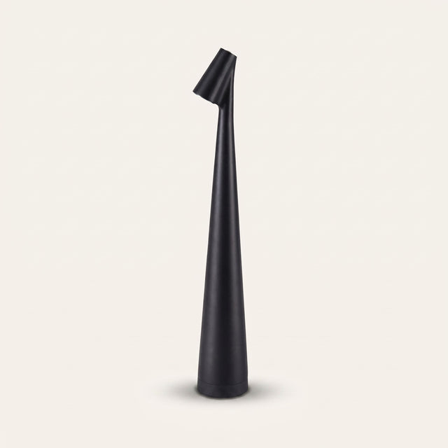 Spire Cone Table Lamp — Black hero