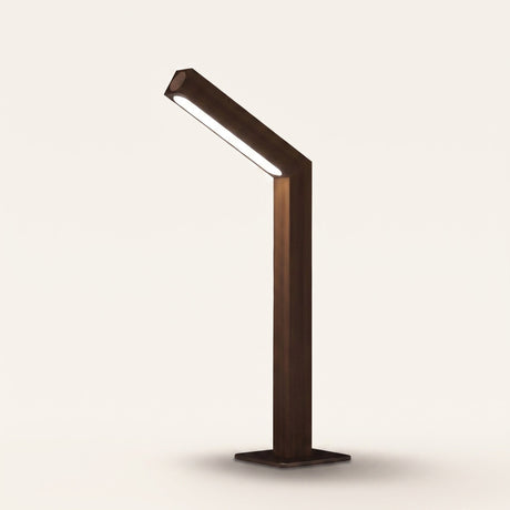 Linea Wood Strip Lamp — Walnut hero