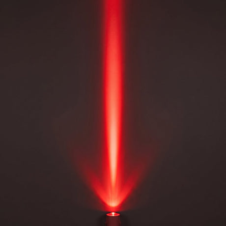 Aperture Beam Spotlight red beam effect on a dark wall