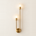 Dual Glow Wall Sconce - hero product shot (gold)