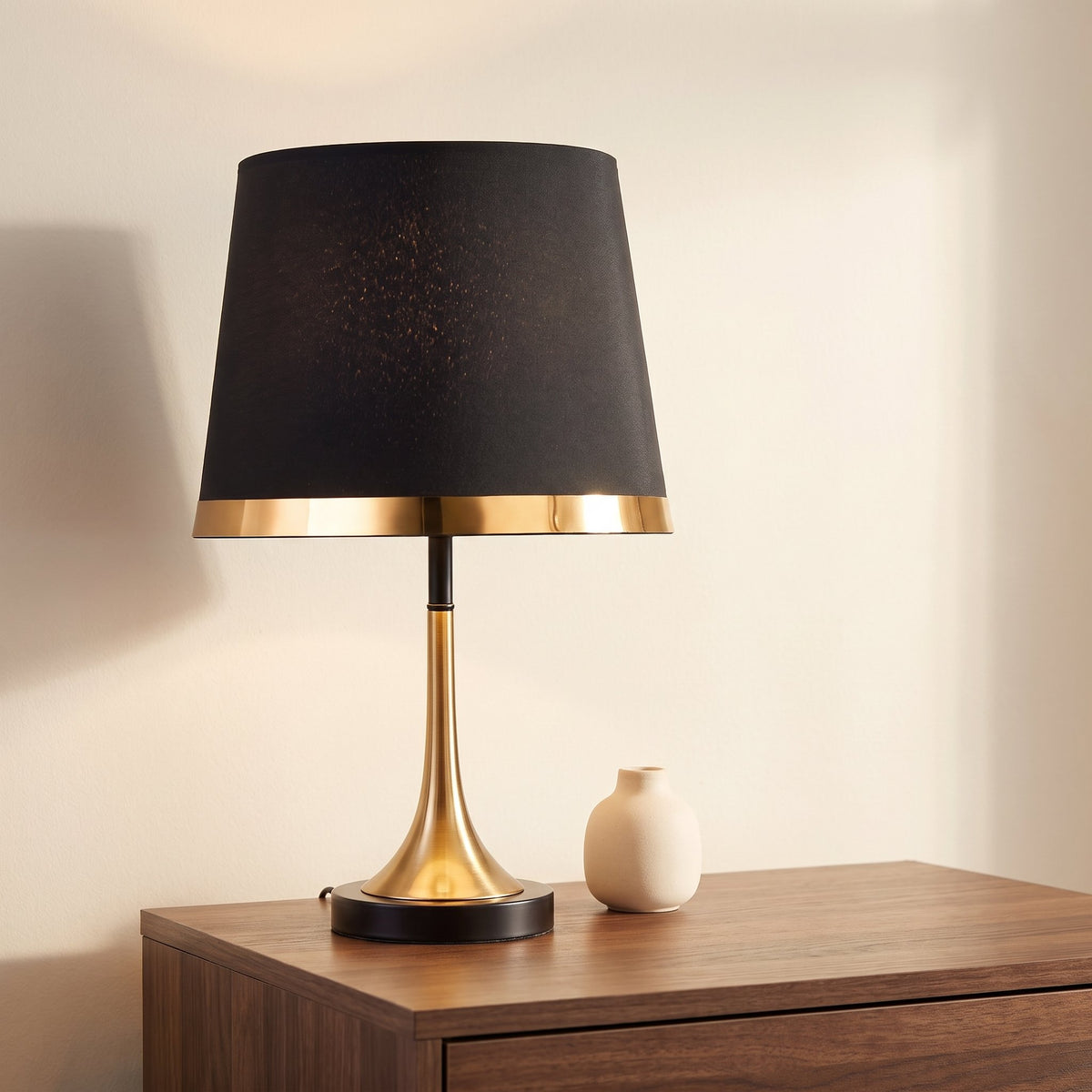Vesper Iron Table Lamp — bedside lifestyle
