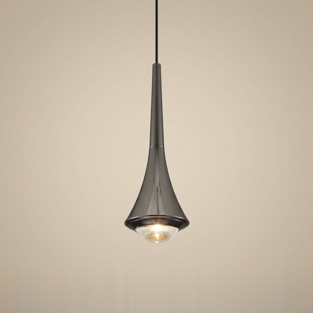 Teardrop Mini Pendant — Black studio hero