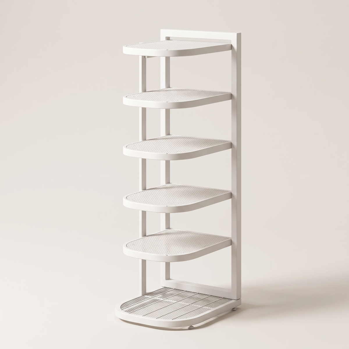Vertik Shoe Tower — hero, White