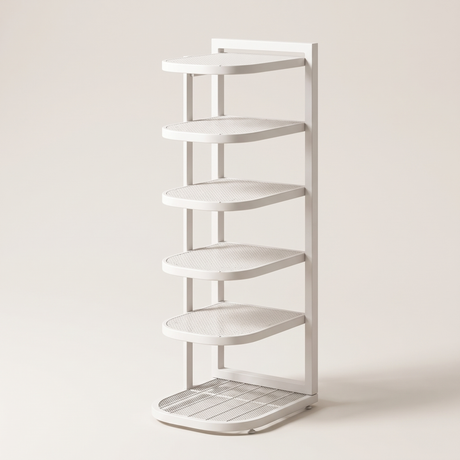 Vertik Shoe Tower — hero, White