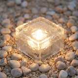 Glacier Solar Paver Light — detail close-up
