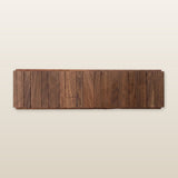 Modern Nordic Walnut Coat Rack — 4-hook length