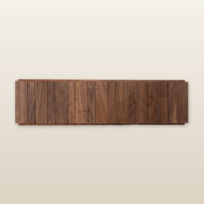 Modern Nordic Walnut Coat Rack — 4-hook length