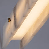 Lustra Marble Linear Pendant — marble slab glow detail