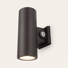 Bastion Cylinder Wall Light — front view of the up and down cylinder in three sizes