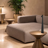Spire Cone Table Lamp — Black, living room lifestyle scene
