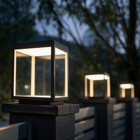 Frame Cube Pillar Light - macro detail shot