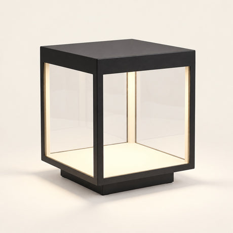 Frame Cube Pillar Light, power-connected version, hero