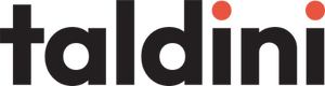 Taldini primary logo, charcoal on transparent