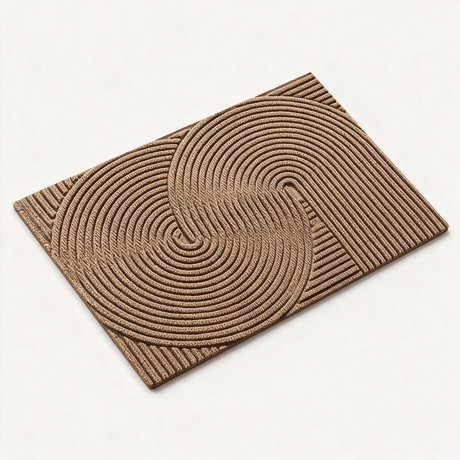 Durable Non-Slip Door Mat - Khaki clean background hero