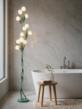 Orchid Stem Floor Lamp — bathroom lifestyle